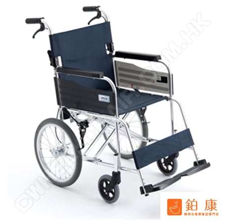 日本Miki MPTC-46JL手推輪椅【原廠正貨】【日本輪椅品牌 | 重量 10 kg | 看護用】