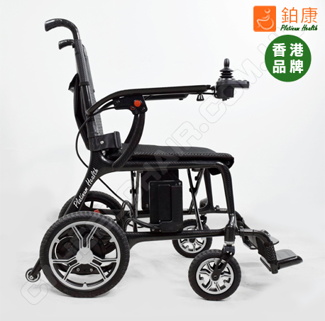 碳纖維電動輪椅CFiber-S(N5909)側視圖